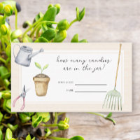 Sprout baby shower - raad eens hoeveel snoepjes