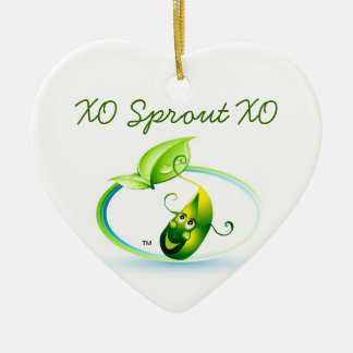 Sprout Heart door patentserie poétique de muse Keramisch Ornament