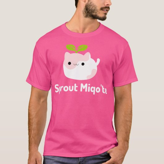 Sprout Miqo'te Ffxiv T-shirt (Voorkant)