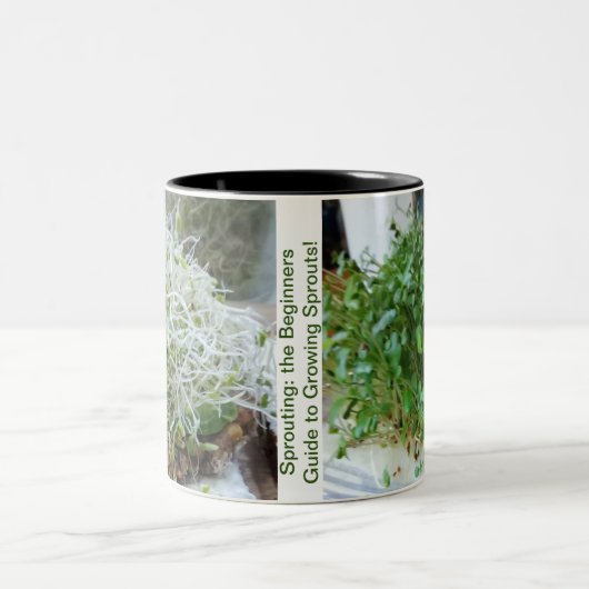 Sprouting: de Gids van Beginners aan Groeiende Spr Tweekleurige Koffiemok (Center)