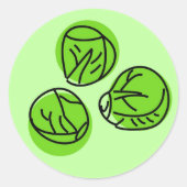 Sprouts Ronde Sticker (Voorkant)