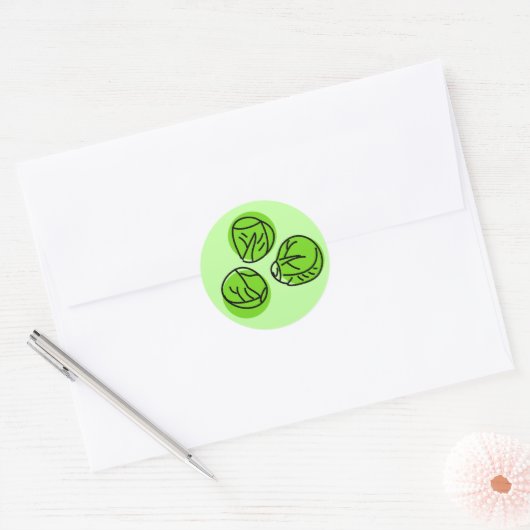 Sprouts Ronde Sticker (Envelop)