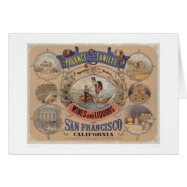 Spruance Stanley & Co., Wines & Liquors, SF (1305) (Voorkant Horizontaal)