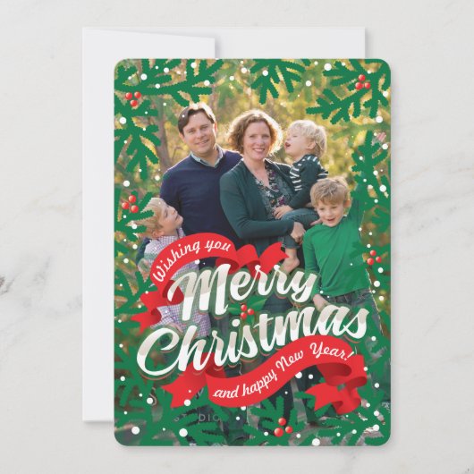 Spruce Feestdagenkaart (Voorkant)