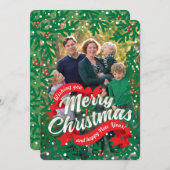 Spruce Feestdagenkaart (Voorkant / Achterkant)