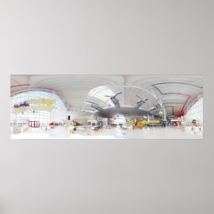 Spruce Goose 3D 360 Degree Panorama Poster