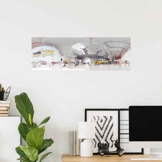 Spruce Goose 3D 360 Degree Panorama Poster (Thuiskantoor)