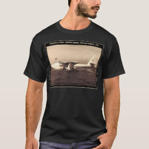 Spruce Goose Vintage 1947 Howard Hughes Plane Pri T-shirt