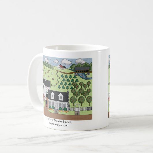 Spruce Hill Boerderij Koffiemok (Voorkant links)