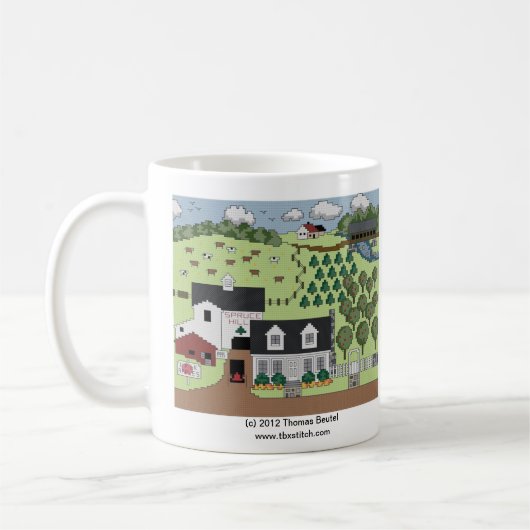 Spruce Hill Boerderij Koffiemok (Links)