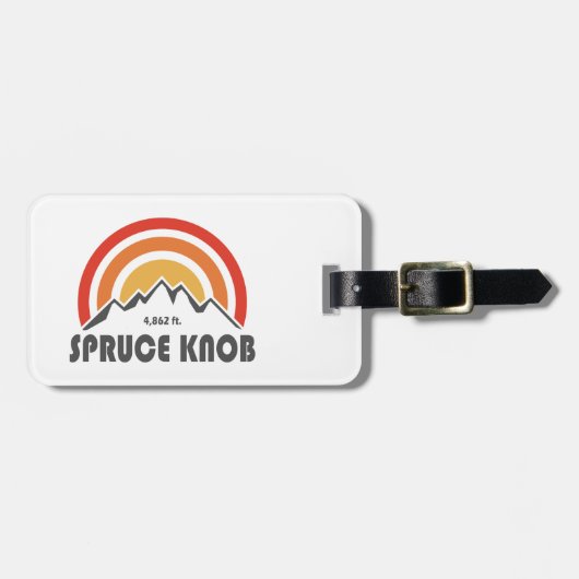 Spruce Knob Bagagelabel (Voorkant horizontaal)