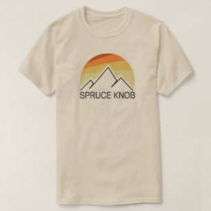 Spruce Knob West Virginia Retro T-shirt