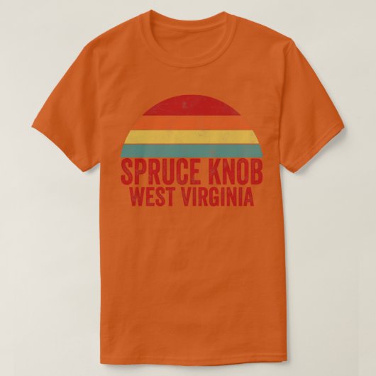 Spruce Knob West Virginia T-shirt (Design voorkant)