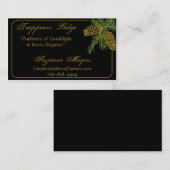 Spruce Pine Cone Visitekaartje v5 (Voorkant / Achterkant)