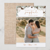 Spruce & Pine Cones Joyful Holiday Kaart (Voorkant / Achterkant)