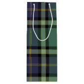 Spruce plaid wijn cadeautas (Voorkant)