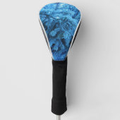Spruce takken bedekt met sneeuw- en vorstkristalle golfheadcover (Voorkant)
