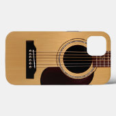 Spruce Top Acoustic Guitar Case-Mate iPhone Case (Achterkant (horizontaal))