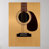 Spruce Top Acoustic Guitar Poster (Voorkant)