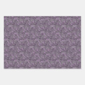 Spruce Tree in Paarse Natuur Pattern Inpakpapier Vel (Voorkant)