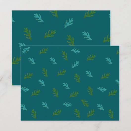 Spruce Twigs - Scent of a forest Briefkaart (Voorkant / Achterkant)