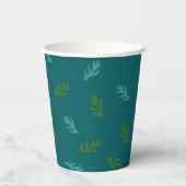 Spruce Twigs - Scent of a Green Forest Papieren Bekers (Achterkant)