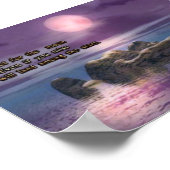 spruit voor de maan poster (Hoek)