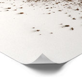 Spruit Wortel Minimalist Botanisch foto Poster (Hoek)