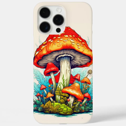 spruiten van wilde paddestoelen Case-Mate iPhone case (Achterkant)