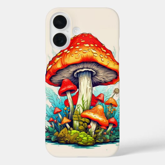spruiten van wilde paddestoelen Case-Mate iPhone case (Achterkant)