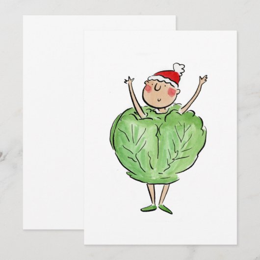 Spruitkool Kaart (Voorkant / Achterkant)