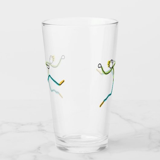 Sprung Stokmannetje Glas (Links)