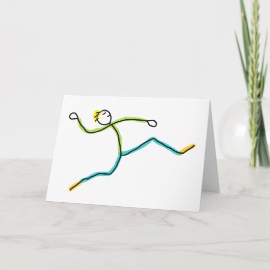 Sprung Stokmannetje Kaart (Voorkant)