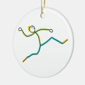 Sprung Stokmannetje Keramisch Ornament (Links)