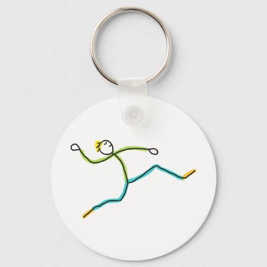 Sprung Stokmannetje Sleutelhanger (Voorkant)