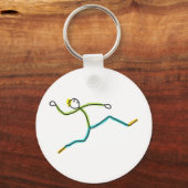 Sprung Stokmannetje Sleutelhanger (Voorkant)
