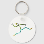 Sprung Stokmannetje Sleutelhanger (Achterkant)