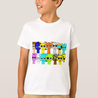 Sprunki Group! | Simon Oren Funbot Pinki Wenda T-shirt