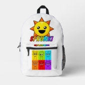 Sprunki Terug naar school Rugzak voor kinderen (Voorkant)