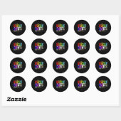 Sprunky Happy Halloween Funbot Jevin Simon Pinki O Ronde Sticker (Vel)