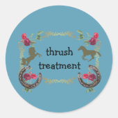 spruw behandeling CLASSIC RONDE STICKER (Voorkant)