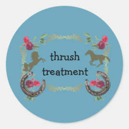 spruw behandeling CLASSIC RONDE STICKER