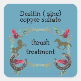 spruw behandeling vierkante sticker