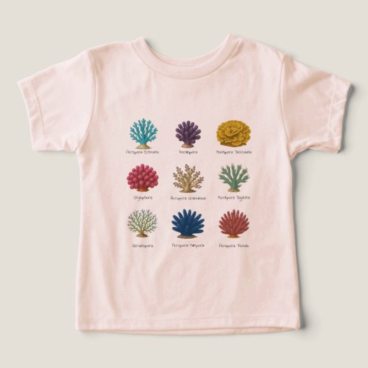 SPS Coral ID Botanisch Peuter T-shirt (Design voorkant)
