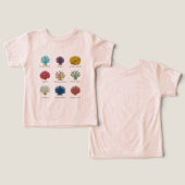 SPS Coral ID Botanisch Peuter T-shirt (Ontwerp Voorkant & Achterkant)