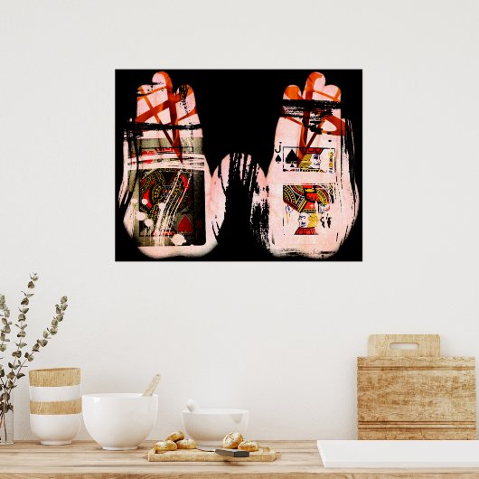 SPS- "The Hand of David"-Poster Poster (Keuken)