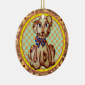 Spud Dog-Ornament Keramisch Ornament (Rechts)