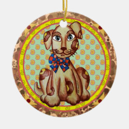 Spud Dog-Ornament Keramisch Ornament