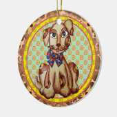 Spud Dog-Ornament Keramisch Ornament (Links)