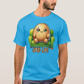 Spud leven, Couch Aardappel T-shirt (Voorkant)